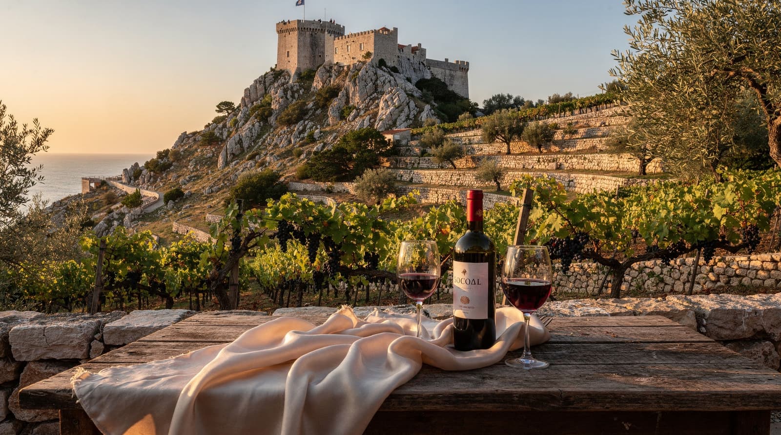 Konavle: wine, silk and the Sokol fortress in Dubrovnik's rural backyard