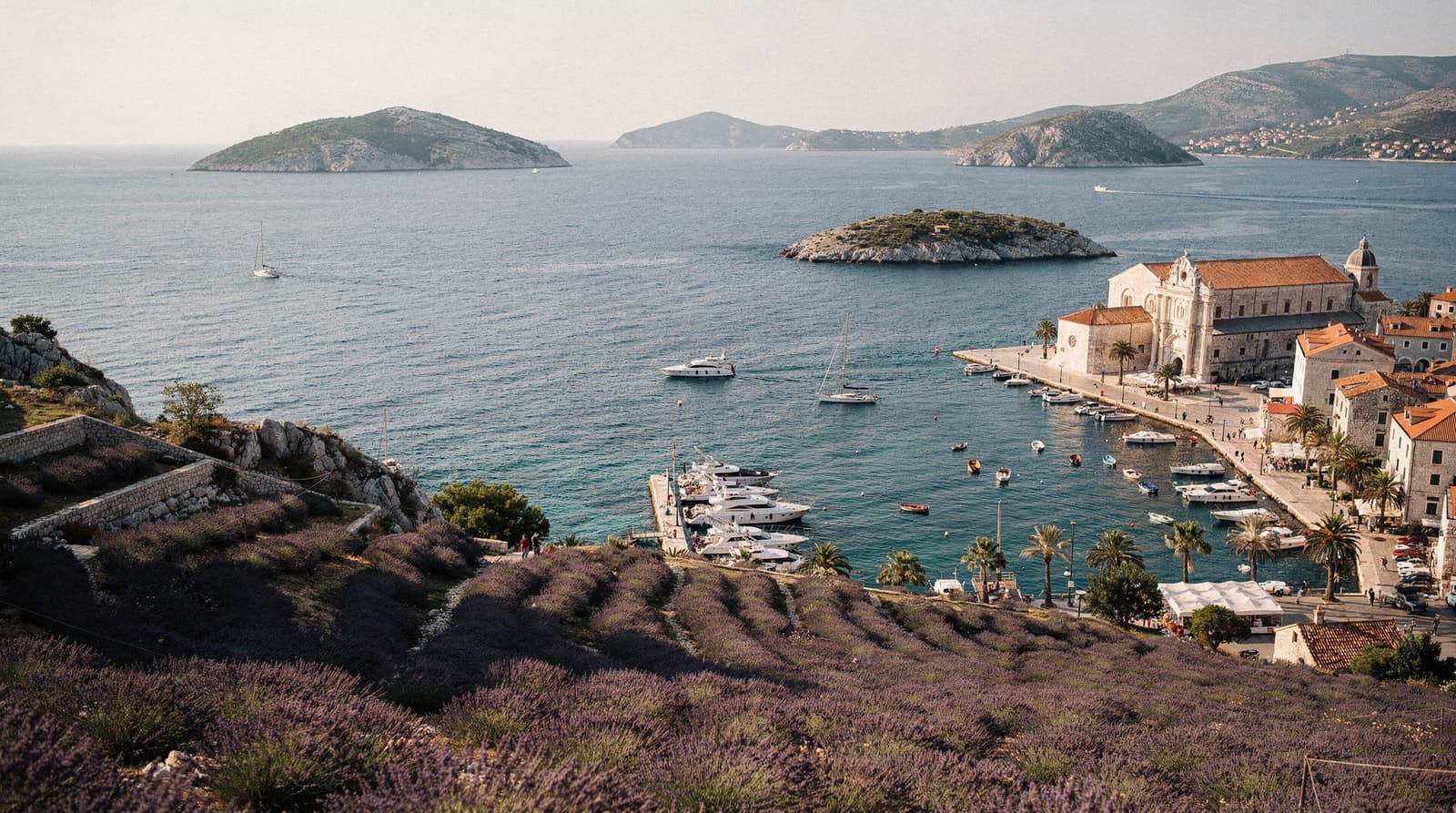 Hvar: lavender terraces, glamorous harbour and the Pakleni islands