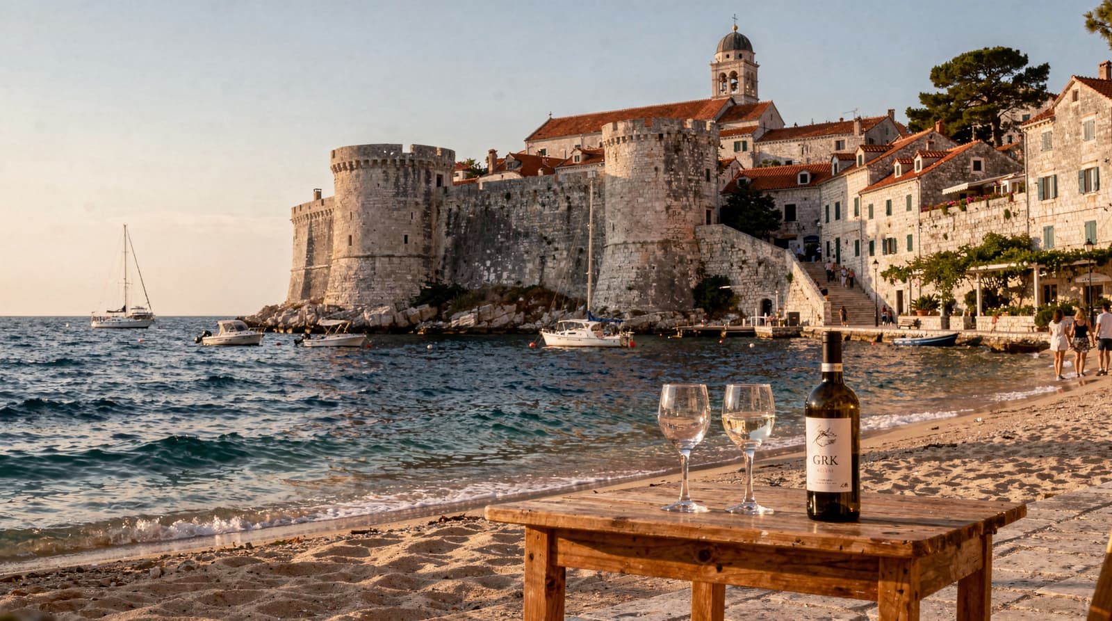 Lumbarda: sandy beaches and Grk wine on Korčula
