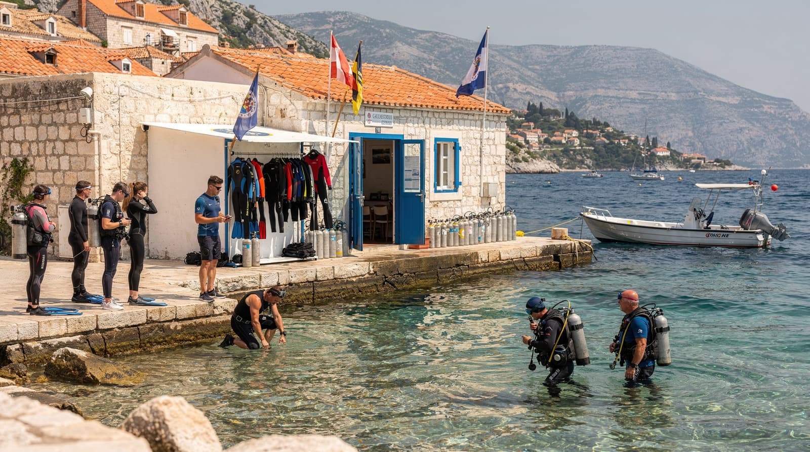 Scuba diving in Dubrovnik: sites, dive centres, and intro dives