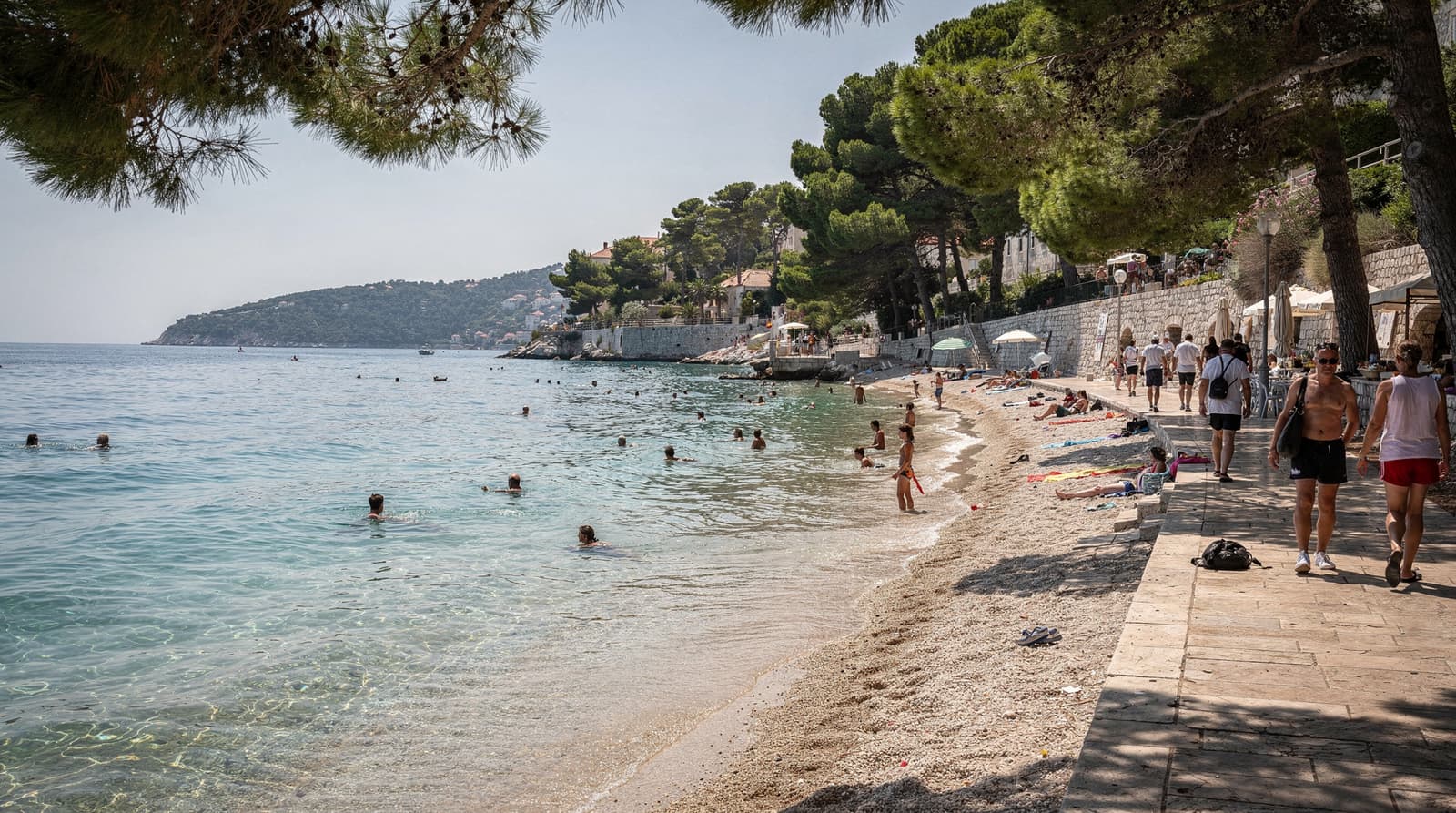 Lapad beach guide: Dubrovnik's most family-friendly swimming area