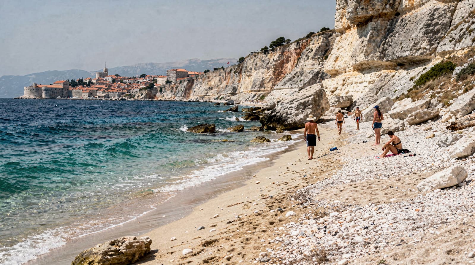 Pasjača beach in Konavle: the dramatic cliff beach south of Dubrovnik